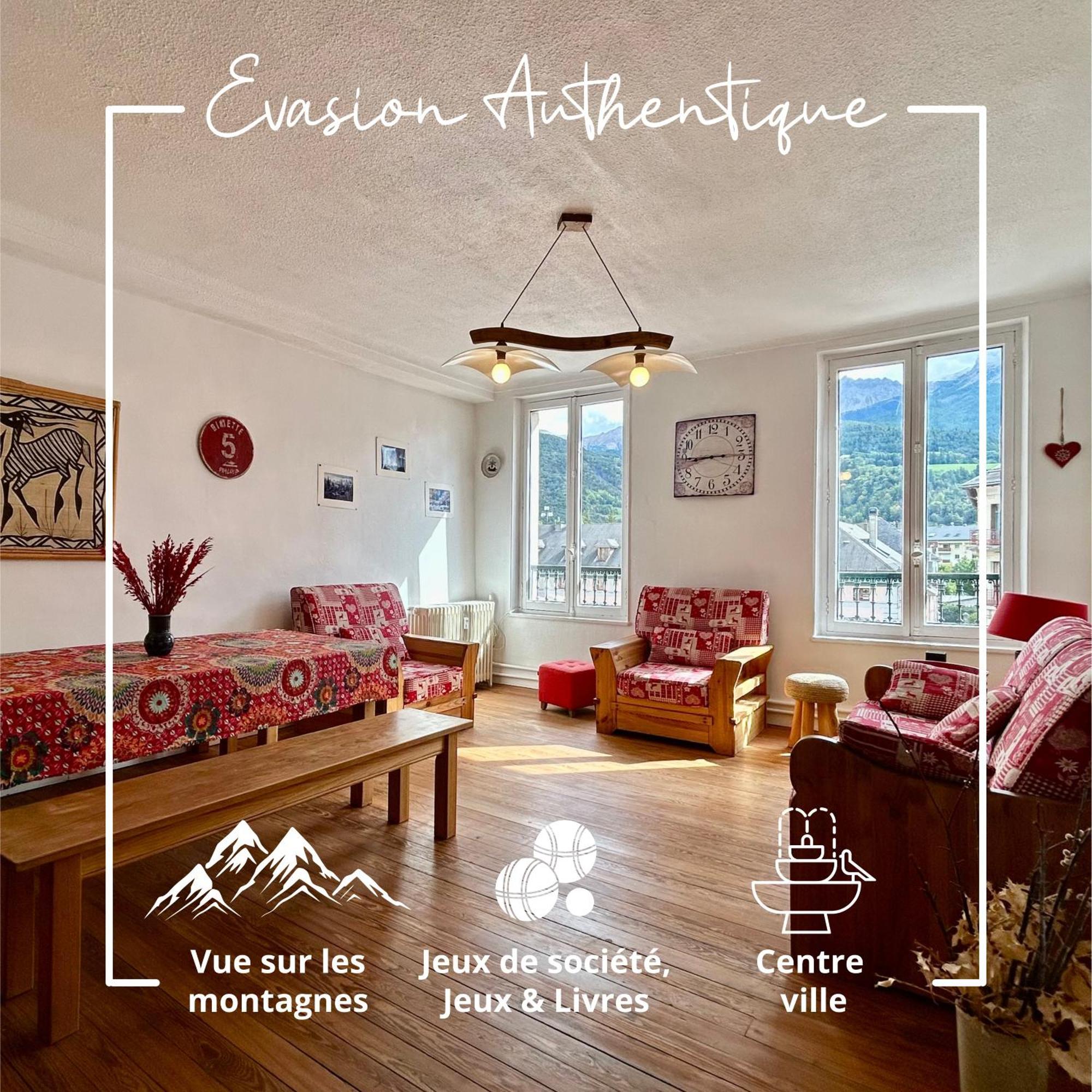 Evasion Authentique - Centre Ville - Jeux De Societe Barcelonnette Dış mekan fotoğraf
